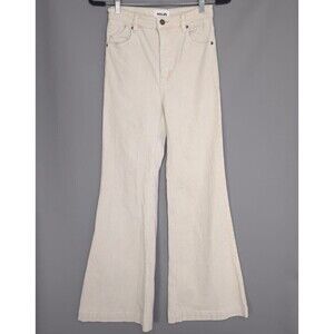 ROLLA’S Women's‎ Size 28 Jeans High Rise EastCoast Flare Corduroy White Cream